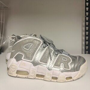 Nike Silver Uptempo Air Women Shoes (size US 8)